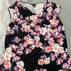 Cute Liz Claiborne career xl flowered shirt, blouse, sleeveless